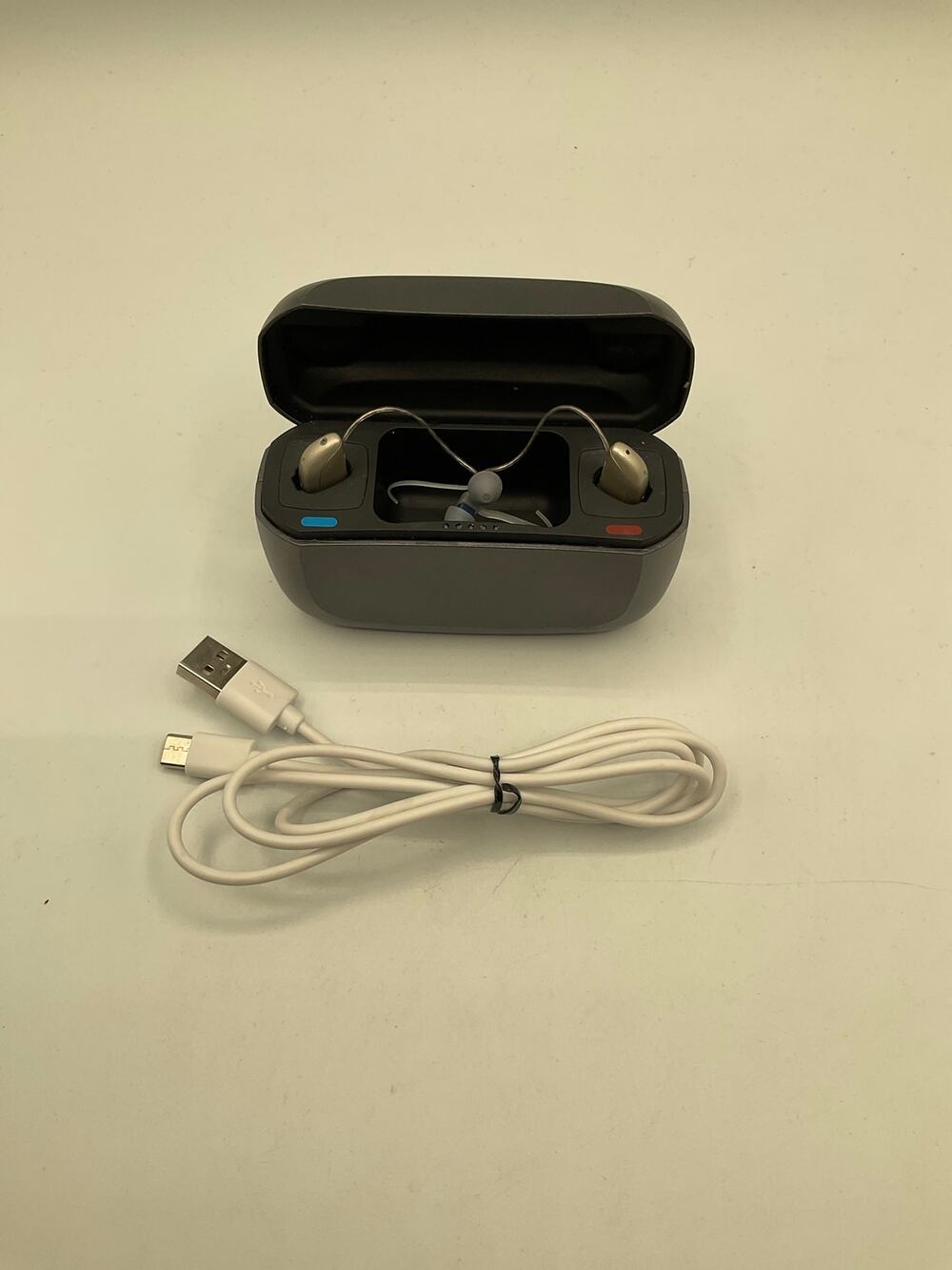 Jambra (L & R) Enhanced Select 700 Hearing Aides and Charger, UNTESTED!